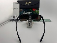 MAUI JIM RED SANDS MJ H432-2M MATTE BLACK HCL BRONZE POLARIZED SUNGLASSES NEW