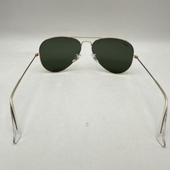Ray Ban Unisex Aviator Large Metal Sunglasses RB3025 Gold/Green