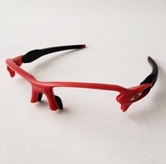 Oakley Flak 2.0 XL Matte Redline Silver Icons Replacement Frame Only Red OO9188