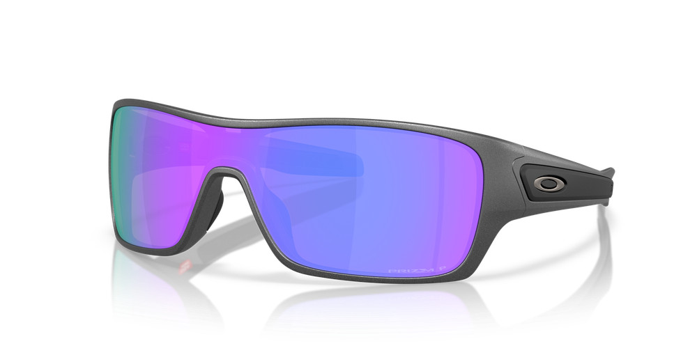 Oakley Turbine Rotor Matte Steel/Prizm Violet Polar Sunglasses OO9307-3132