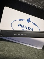 NEW PRADA UNISEX PRADA LINEA ROSSA SPS 04W DG006F PS04WS DG006F BLACK PS 04WS