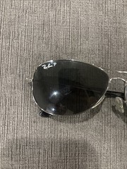 Ray-Ban Sunglasses Cockpit RB3362 004/58 Gunmetal Black Full Rim 59-14-135