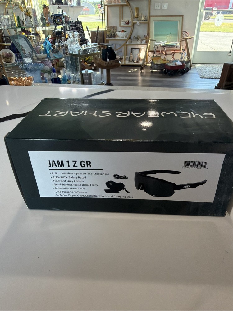 BNIB Global Vision Jam 1 Z GR Built In Speakers & Microphone PolarizedSunglasses