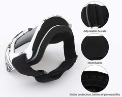 Motorcycle Goggles with Detachable Face Mask, Protective Full Face Motocross …