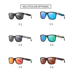 Vintage Square Polarized Sunglasses Unisex UV400 Retro Designer Style Men Women