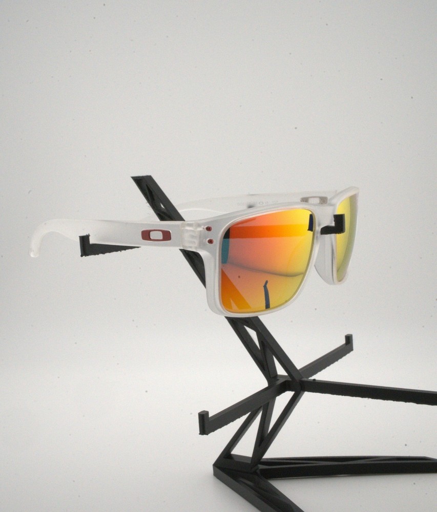 Oakley Holbrook Sunglasses: White / Orange Polarized UV400