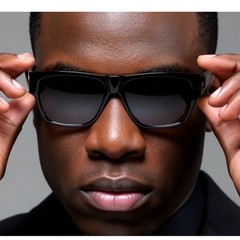 Flat Top Sunglasses Black Lens Street Wear Trendy Shades Hip Hop Outdoor Lentes