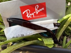 Ray-Ban Original Wayfarer Classic Tortoise / Green Polarized 50 mm Sunglasses