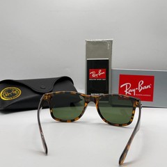 Ray-Ban RB2140 Wayfarer Sunglasses Unisex Black Frame 56mm Dark Lens UV NEW–