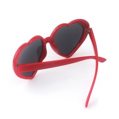 Red Heart Sunglasses for Women Polarized Heart Shaped Glasses Cute Eyewear