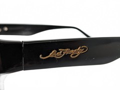 Ed Hardy Hand-made Sunglasses China | Rectangular Black