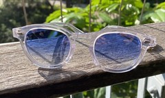 Men Blue Gradient Sunglasses Johnny Depp Sunglasses handmade blue sunglasses