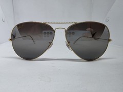 NEW RAY-BAN RB 3025 9196 G3 62MM AVIATOR LARGE METAL SUNGLASSES GOLD AUTHENTIC