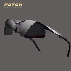 Aluminium Photochromic Polarized Sunglasses Mens Driving Outdoor Sport Glasses