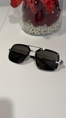 Cartier CT0194S 001 58-17 Unisex Aviator Sunglasses – Silver/Gray TITANIUM