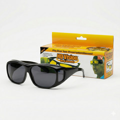 New Medium-Large FIT OVER Sunglasses Cover Prescription RX Eye Glasses Men Women