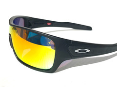 NEW Oakley TURBINE ROTOR Matte Black POLARIZED Galaxy Ruby Lens Sunglass 9307