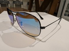 New Ray-Ban RB3362 Sunglasses 002/4O Brown Gradient, Blue mirror Backside AR