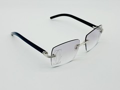 PREMIERE C DE CARTIER BLUE WOOD C DECOR RARE SUNGLASSES NEW 100% GENUINE ~$3825
