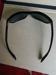 RAY-BAN L2870 Made in USA G15 GLOSSY BLACK EBONY BALORAMA Wrap Vintage See Photo