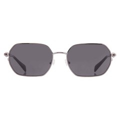Michael Kors Saint Martin Dark Grey Solid Geometric Unisex Sunglasses MK1165