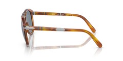 Persol PO0714SM 96/56 Light Havana Blue Unisex 54 mm Steve McQueen Sunglasses