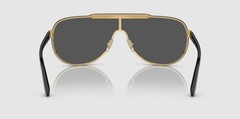 VERSACE VE2140 100287 Gold Gray 40 mm Men’s Sunglasses