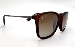 Ray-Ban 54mm Chris Brown Polarized Sunglasses Gradient Sunglasses – Brown RB4187