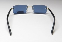NEW SEAN JOHN SJS3019 SUNGLASSES GOLD METAL & PLASTIC RIMLESS MENS RECTANGULAR