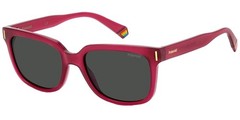 Polaroid Polarized Fuchsia Geometric Square Sunglasses – PLD6191S-0MU1-M9