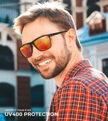 KALIYADI Polarized Sunglasses for Men Lightweight Sun Glasses with UV Protection