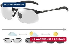 Nuevo Gafas de-Sol Polarizadas para Hombres Fotocromáticas Lentes para Conducir