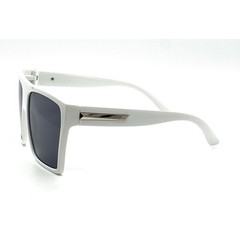 Square Frame Sunglasses White Fashion Modern Designer Eyewear Women Men Outdoor