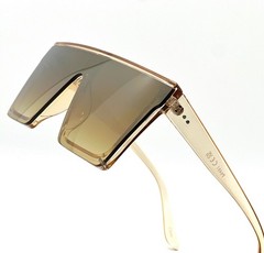 Men’s Women’s Sunglasses Black Mirror Lens Reflective New Style Designer Shades