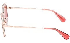 Max&CO. MO0091 66S Red/Gold Square Metal Sunglasses Frame 52-21-140