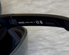 Large-size PRADA Eyewear sports sunglasses. 100% original