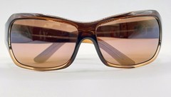 Maui Jim MJ111-01 Polarized Sunglasses Brown Frame Bronze Lenses w/ Case Italy