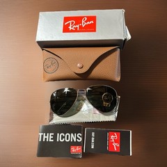 Ray-Ban Aviator Arista Sunglasses RB3025 G-15 Gold L0205 S:58mm/Temple 135 – NEW