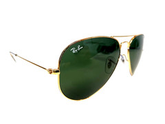 Ray-Ban Sunglasses RB 3025 L0205 58-14 LARGE METAL Gold Frames w/G-15 Lenses