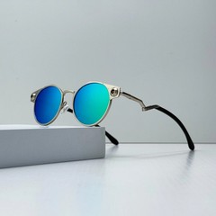 Oakley Deadbolt OO6046 Satin Chrome Jade Lens Titanium Sunglasses