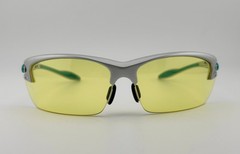 Cabela’s Lightweight Silver Wrap Shooting Safety Sunglasses, Yellow Plastic Lens