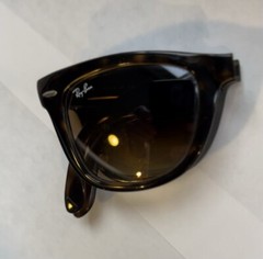 Ray Ban Folding Wayfarer Havana 4105 710 Brown Sunglasses 50mm