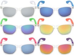 Retro Vintage Square Fashion Glasses Men Women Youth Classic Mirrored Sunglasses