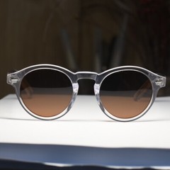 Round Brown sunglasses women men brown polarized sunglasses johnny depp glasses