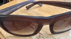 Landyn Electric Crasher 53 Taupe Sunglasses ~ Made In Italy