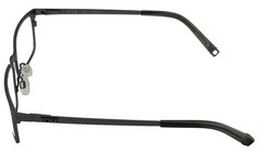 Tumi Mens Gunmetal / Stainless Steel Rectangle Eyewear Frame T106. 52mm