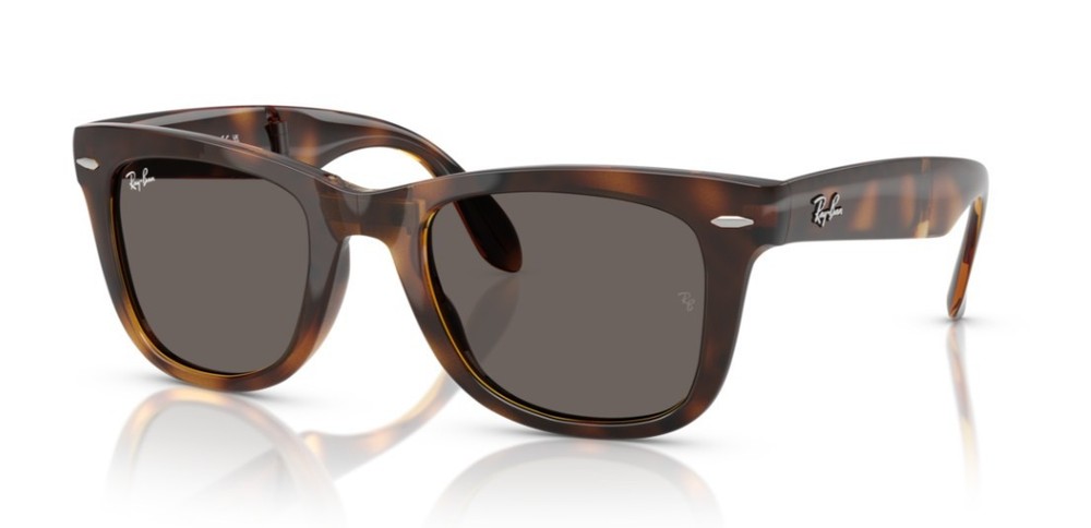 Ray Ban 4105 Wayfarer Folding – 710/B1 – Sunglasses – Havana/Dark Grey
