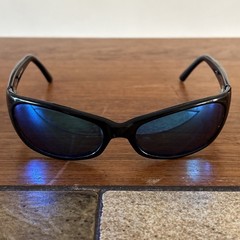 Costa Del Mar Sports Wrap Vapor VA11 Sunglasses Made in France Blue Mirror