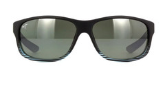 Maui Jim Kaiwi Channel Grey Black Stripe / Neutral Grey Polarized 840-11D NEW