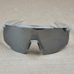 Men’s/Women’s Performance Sport Sunglasses – Clear Frame, Mirrored Lens – DAMAGE